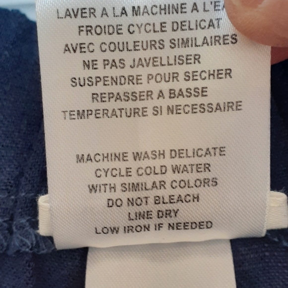 Ladies 3/4 wide leg pants by Tribal...Navy..Size 10 - Picture 6 of 7